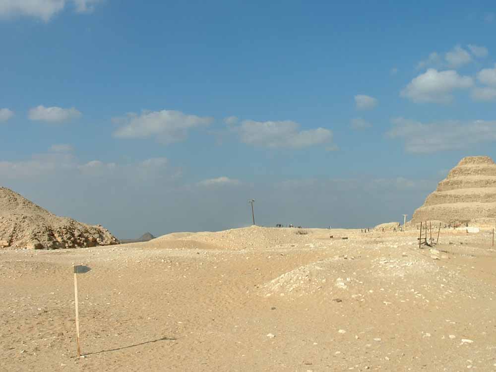 035 - Nth West to Step Pyramid & Pyramid of Unas - Saqqara