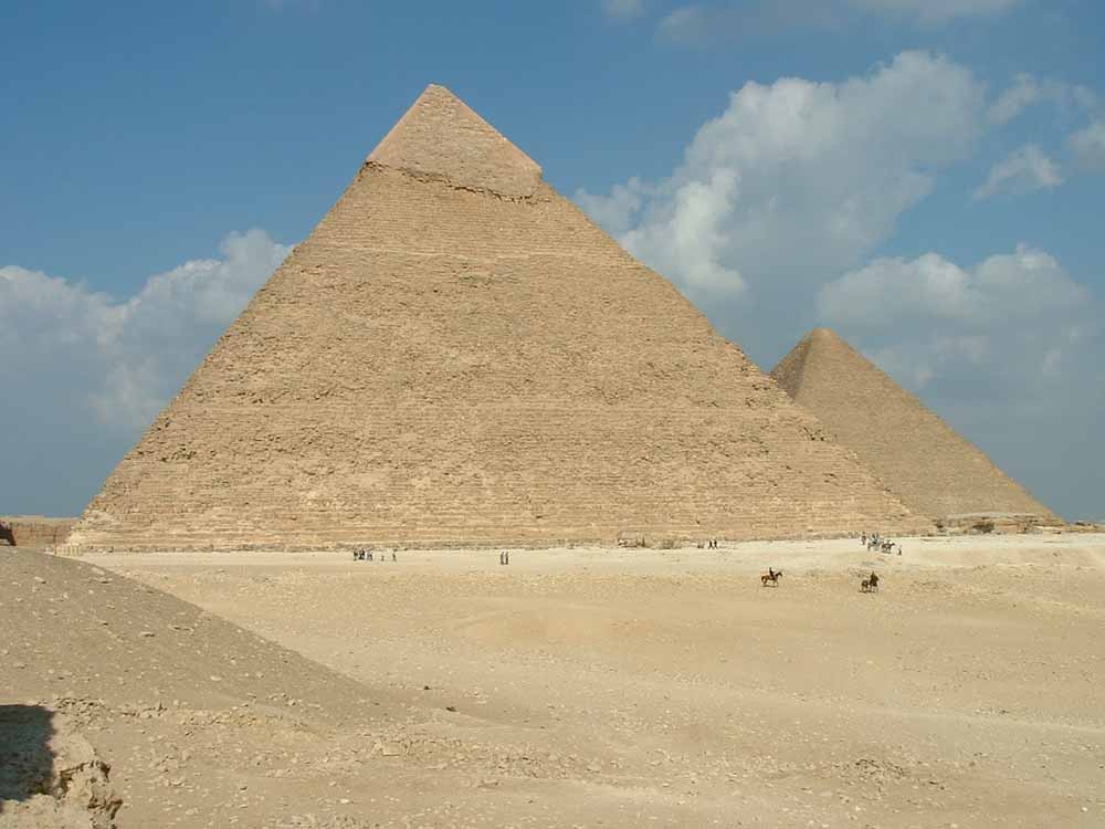 061 - Pyramids of Khephren & Khufu - Giza