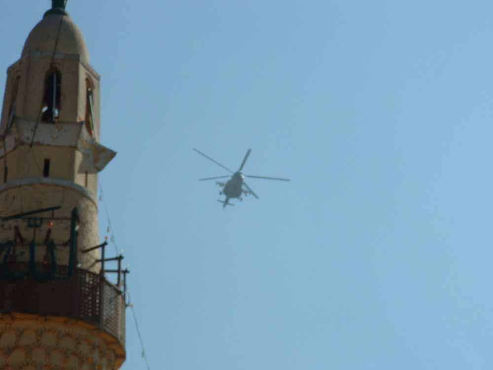 290 - Helicopter at Luxor Temple