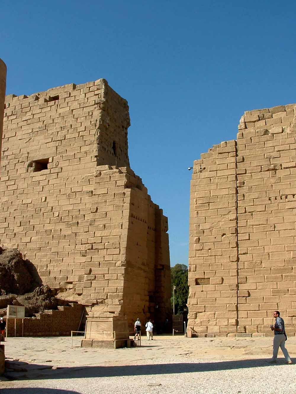 386 - Back of the First Pylon - Karnak