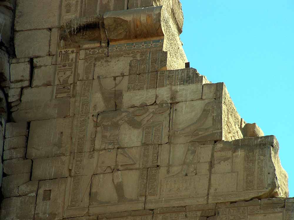 391 - Reliefs in the Forecourt - Karnak