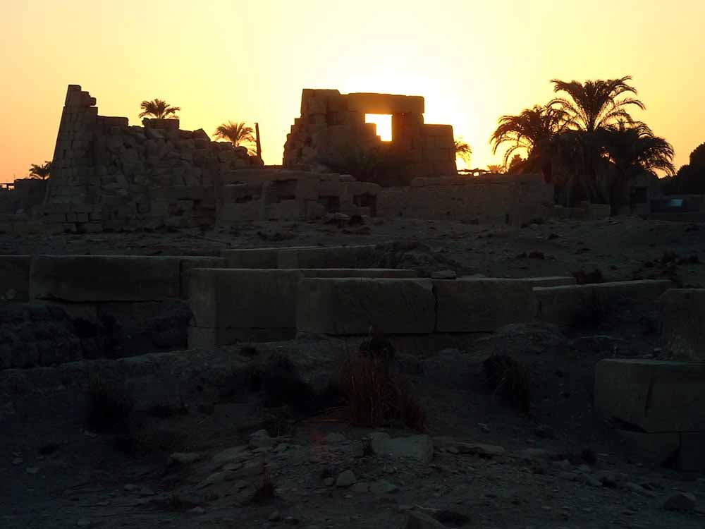 469 - Sunset from the Sacred Lake - Karnak