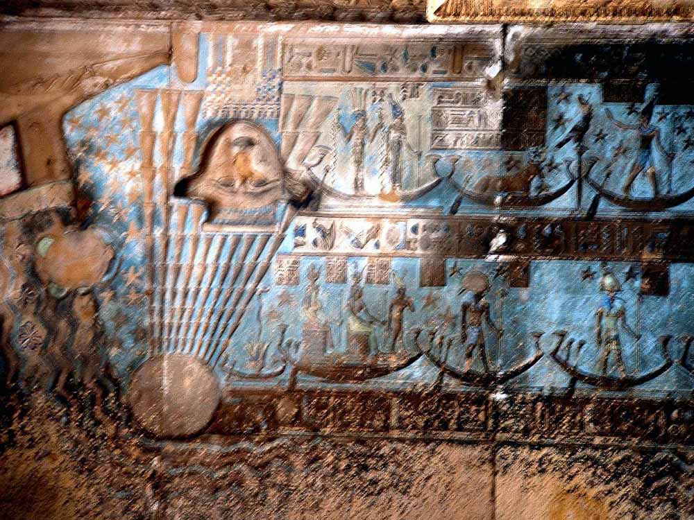 519 - Hypostle Hall Ceiling Dendera Temple