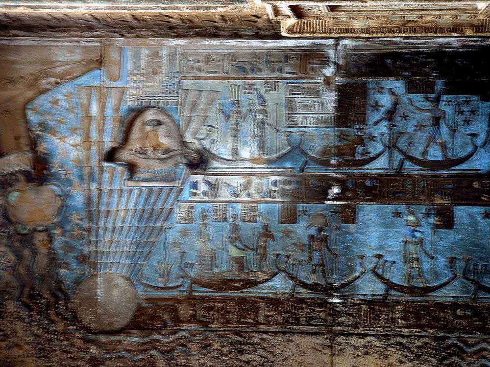 520 - Hypostle Hall Ceiling Dendera Temple