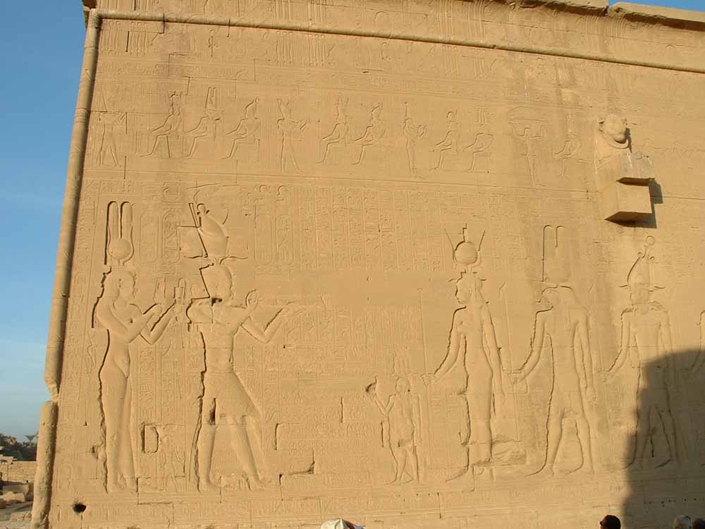 541 - Cleopatra & Caesarion - Dendera Temple