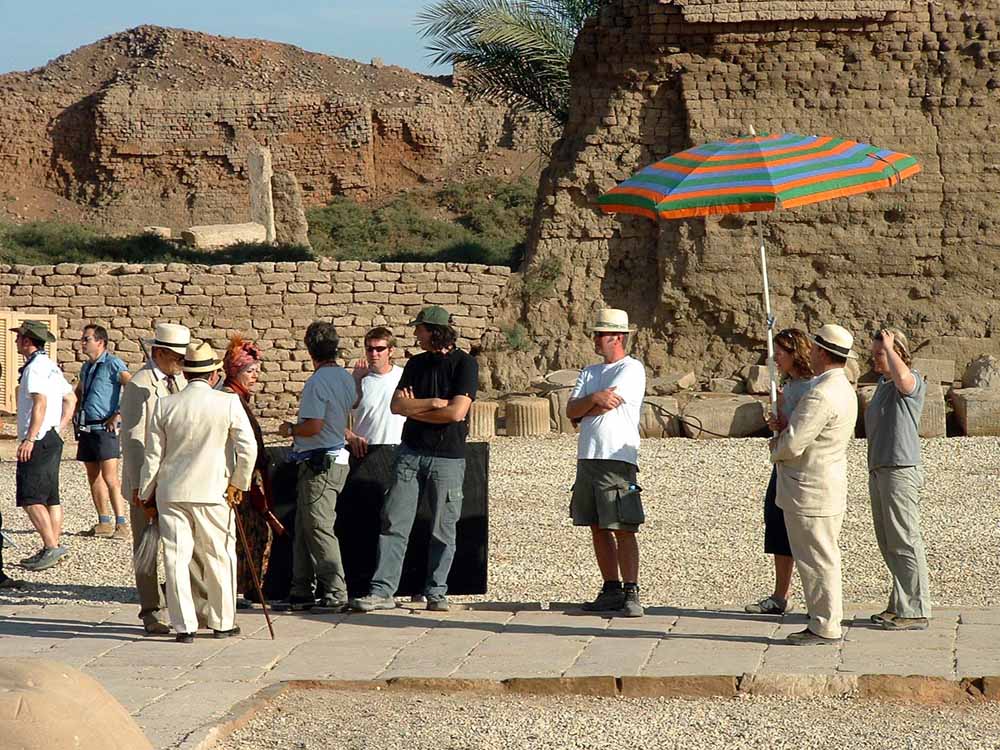 545 - Filming Death on the Nile - Dendera Temple