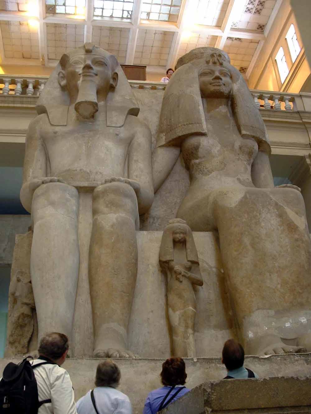 688 - Amenhotep III & Queen Tiy - Egyptian Museum