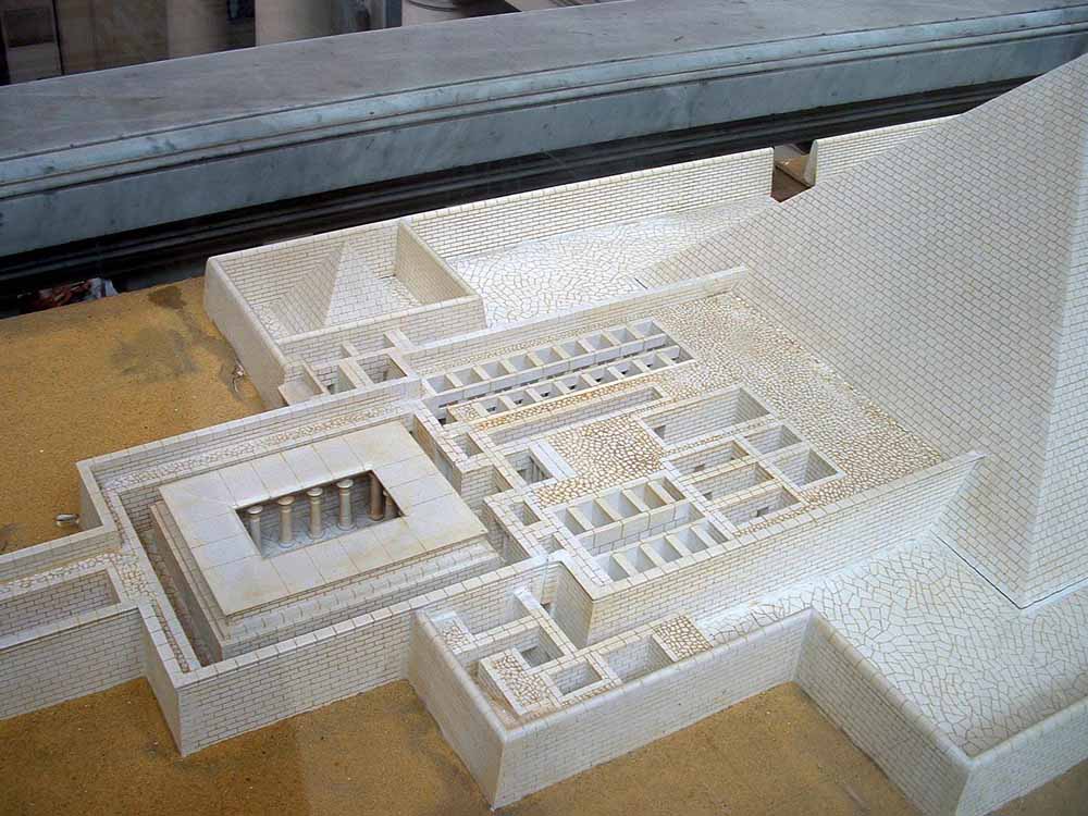 708 - Model of the Great Pyramid - Egyptian Museum