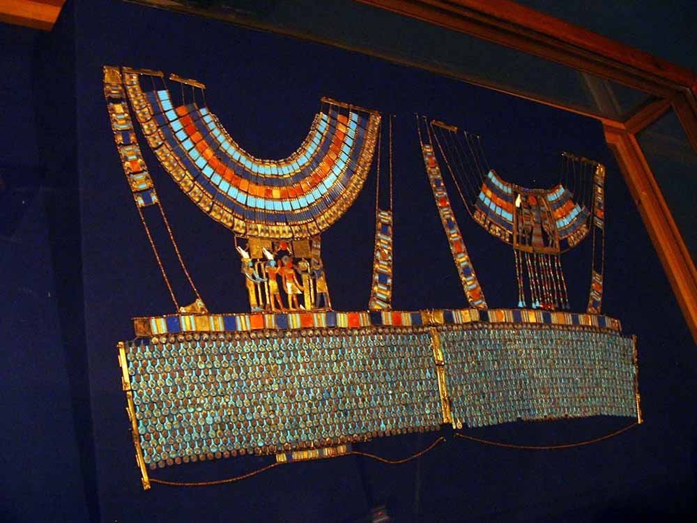 739 - Corselet of Tutankhamun - Egyptian Museum