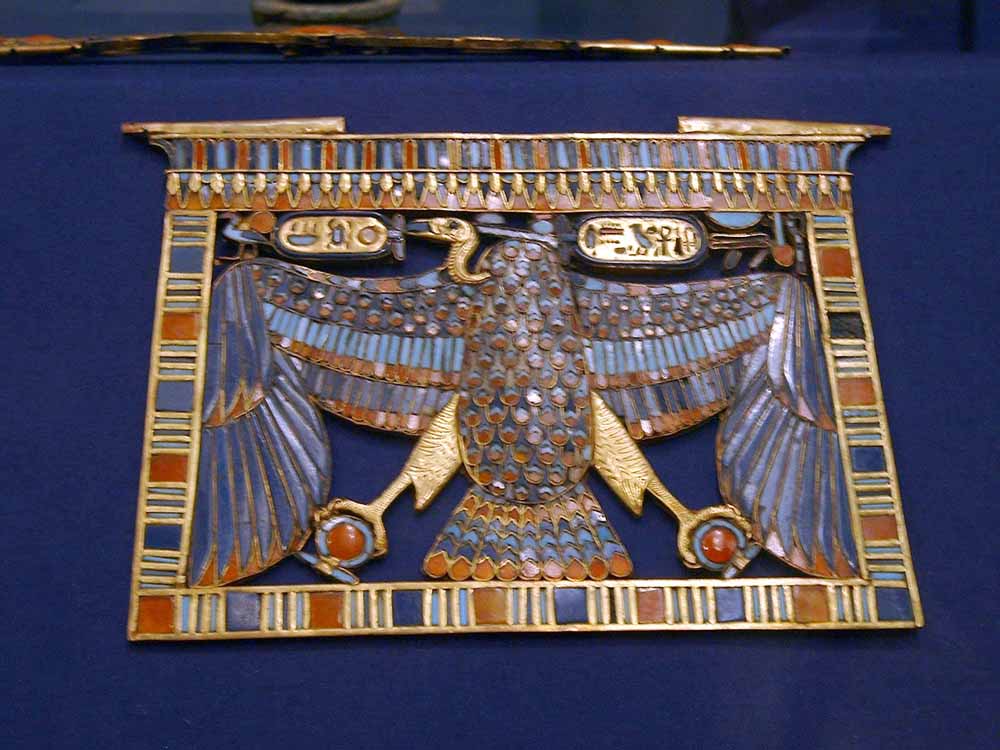 740 - Winged Vulture of Nut Pectoral Tut - Egyptian Museum